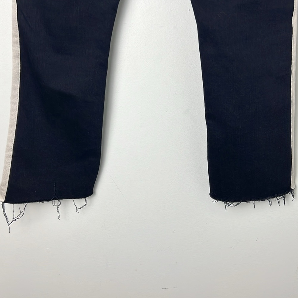 Mother Insider Crop Step Fray 2.5% Elastane Jeans Size 26 - Picture 8 of 15
